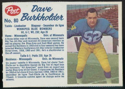 80 Dave Burkholder